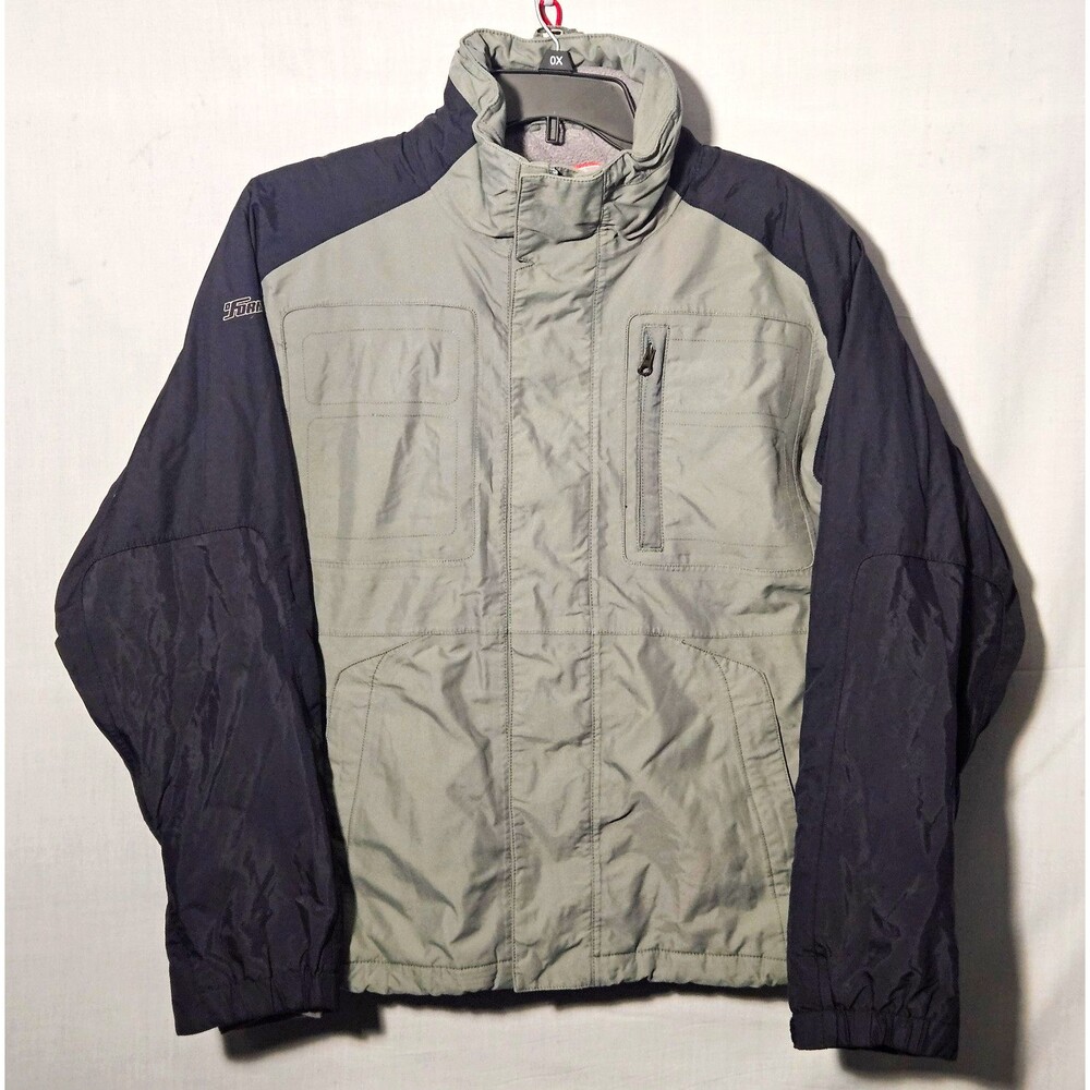 VTG Y2K Burton Formula Snowboard Jacket Womens M Grey Black Ski Coat Snow 96 90s
